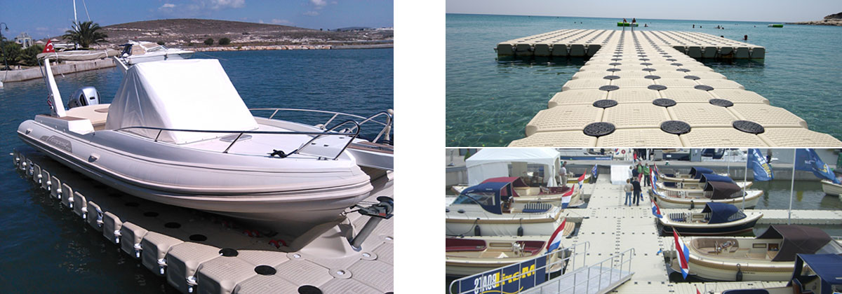 floating docks and jet ski platforms